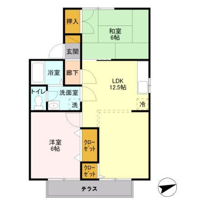 間取図 セジュール昭和