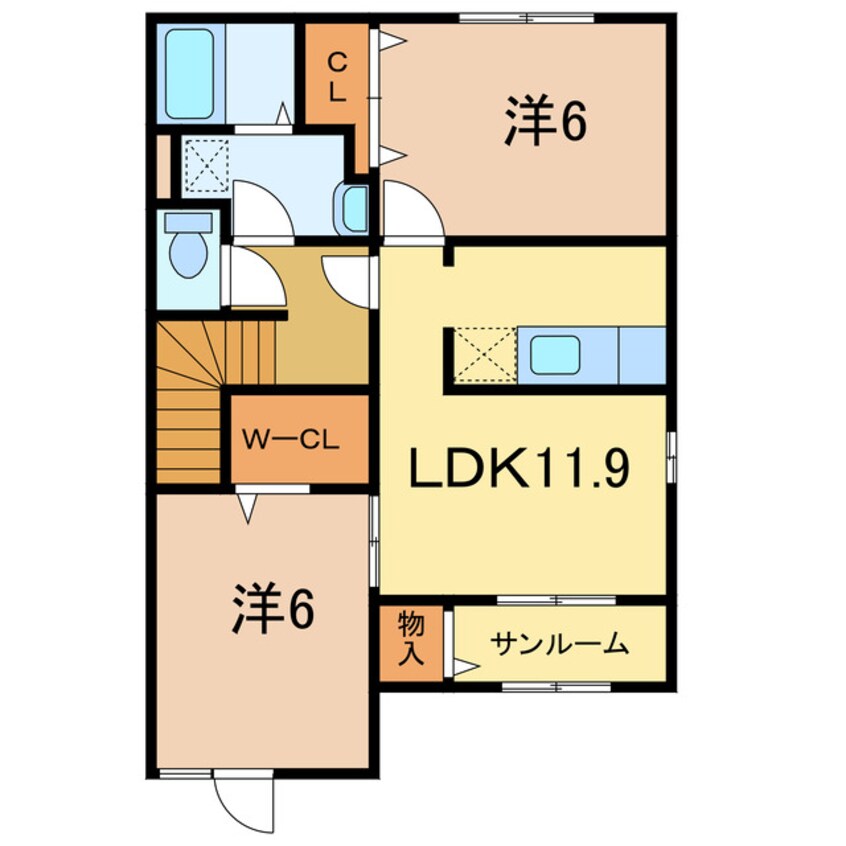 間取図 グランジュテ