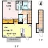 セビアン 1LDKの間取り