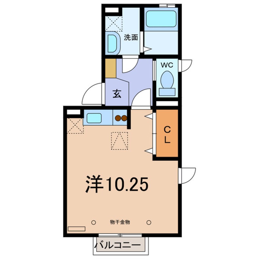 間取図 フォンテーヌ