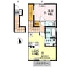 エレガンテ・イースト 1LDKの間取り