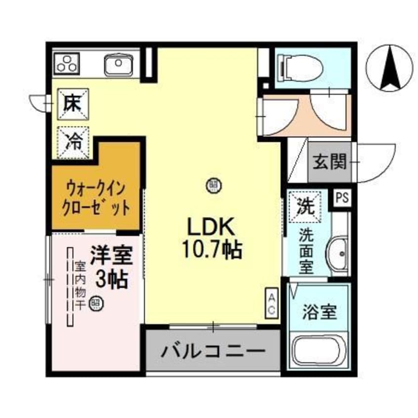間取図 アラータ敦賀