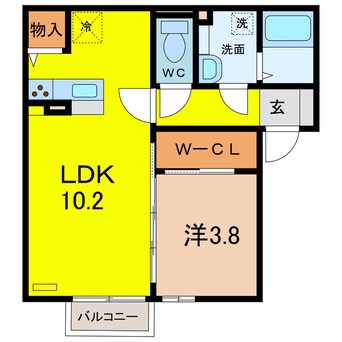 間取図 ヴィヴィアンZOO