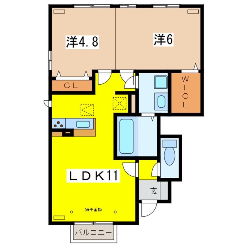 間取図 Ｆ．フォーナ