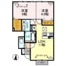 Ｆ．フォーナ 2LDKの間取り