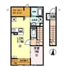 Ｆ．クレオ 1LDKの間取り