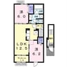 ルポール1番館 2LDKの間取り