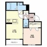 プレミアス古田刈 1LDKの間取り