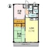ルミナスハイツ 2LDKの間取り
