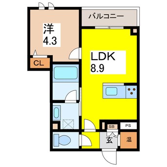 間取図 メゾン　ド　カナワ