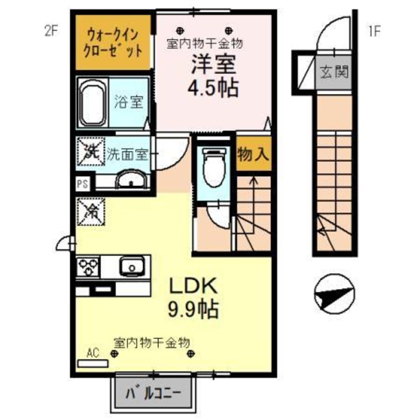 間取図 クレセールS