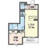 グランノワール 1LDKの間取り