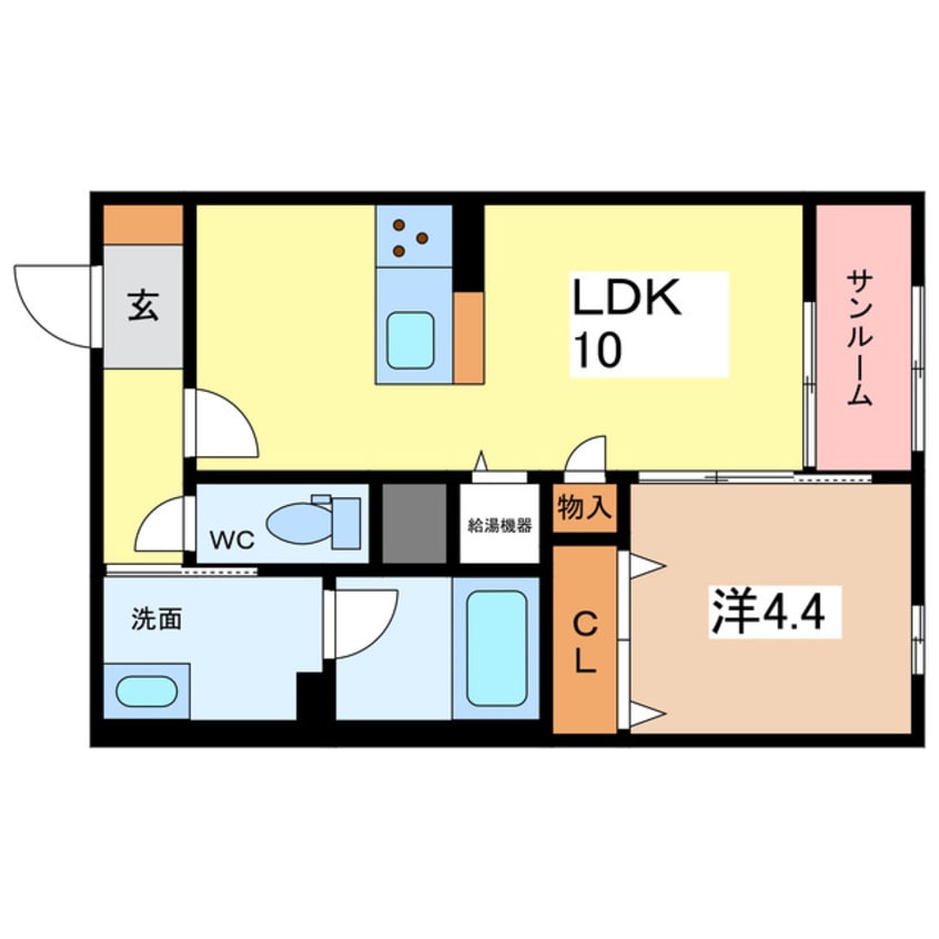 間取図 クレスティーク
