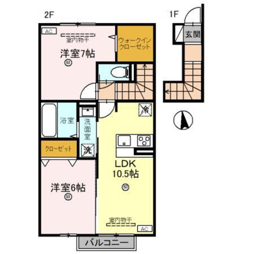 間取図 Cerf　Cornu　