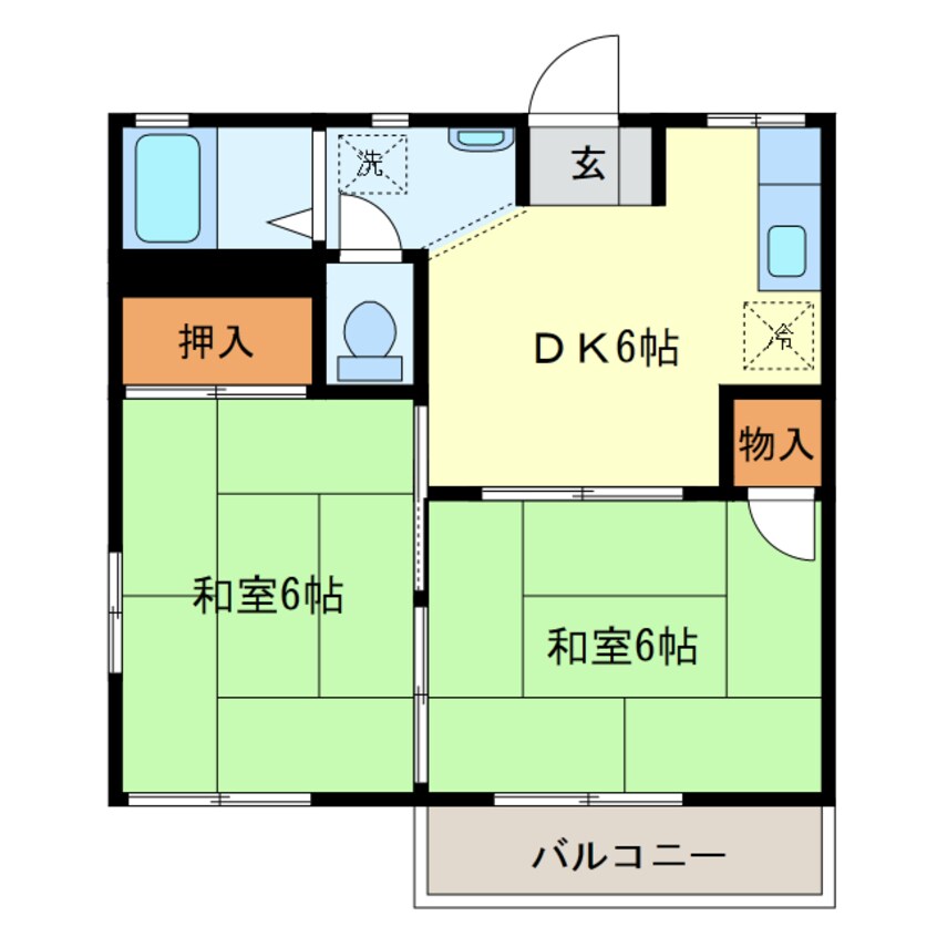 間取図 クレッセントヴィラD棟