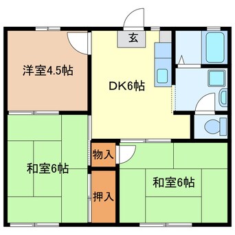 間取図 クレッセントヴィラC棟