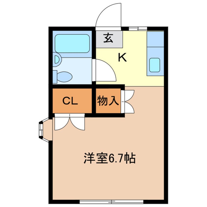 間取図 カーサードマーニ