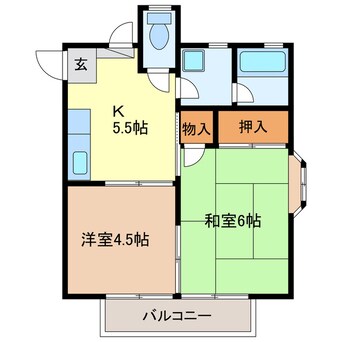 間取図 ヤングフォレスト2