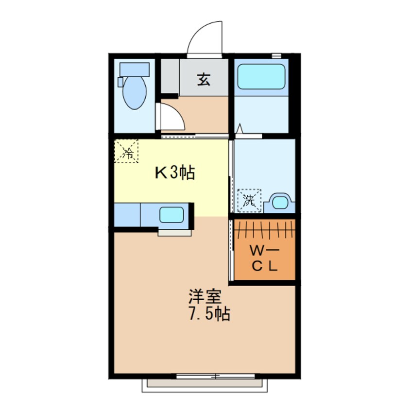 間取図 インペリアル朝倉