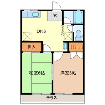 間取図 メゾン根岸　Ｂ棟