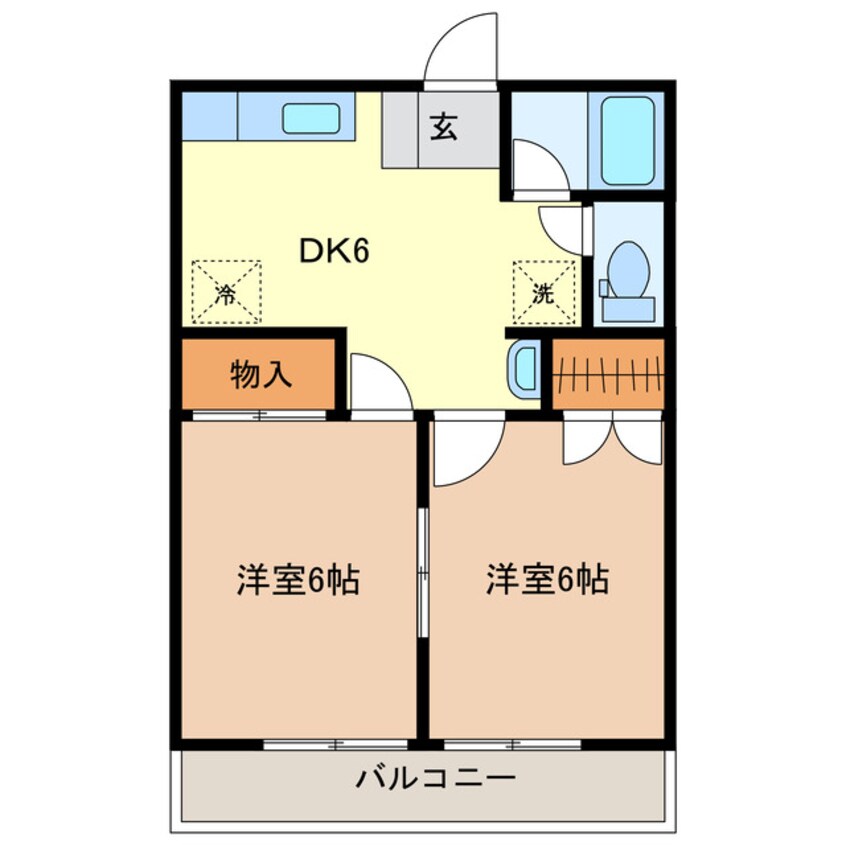 間取図 メゾン根岸　Ｂ棟