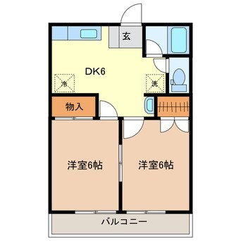 間取図 メゾン根岸　Ｂ棟