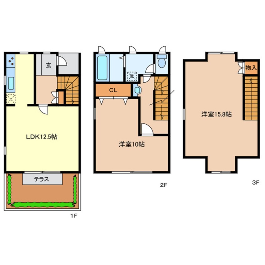 間取図 マートルテラス