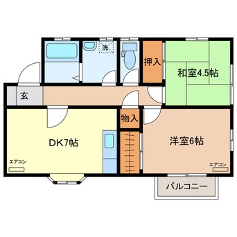 間取図 コーポクリオーネ