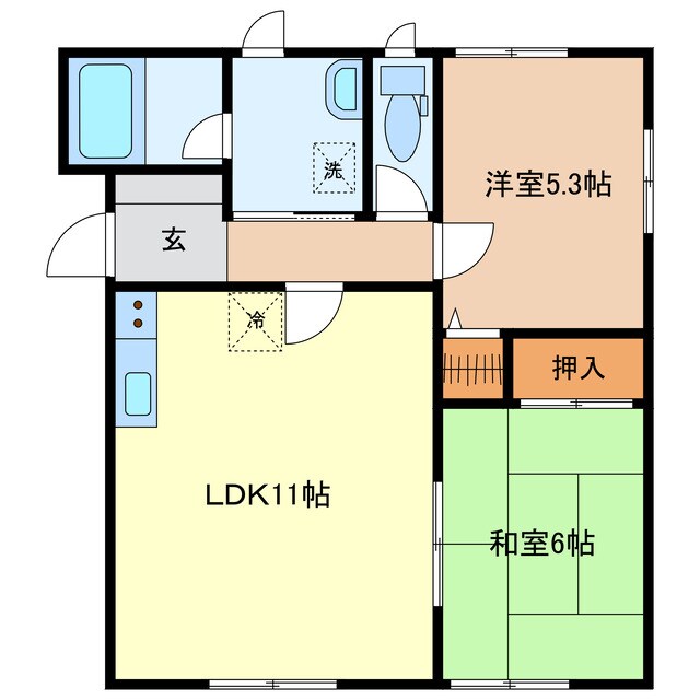 間取り図 フレディ・ハイツ