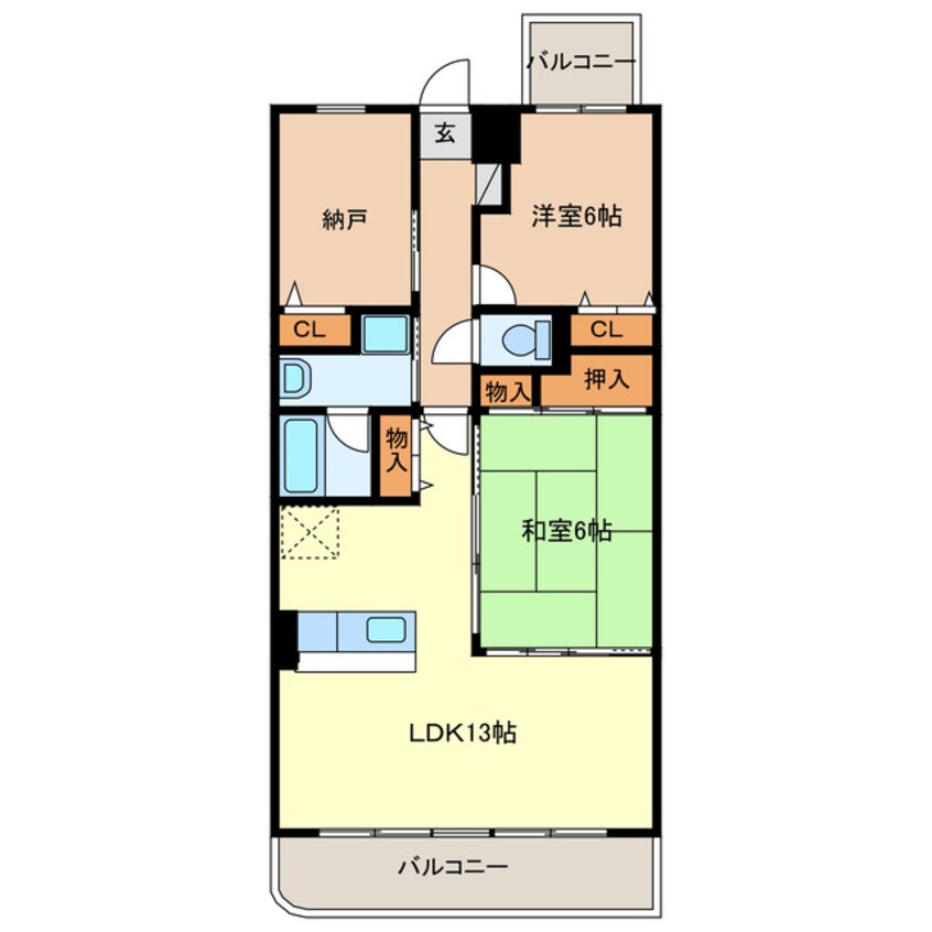 間取図 ローゼンクローネ