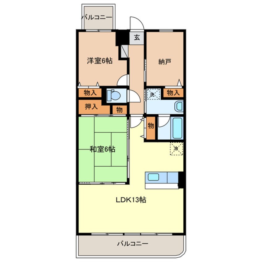 間取図 ローゼンクローネ