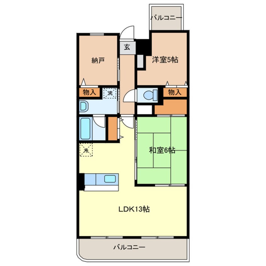 間取図 ローゼンクローネ