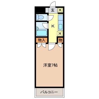 間取図 モンシャトー足利成和