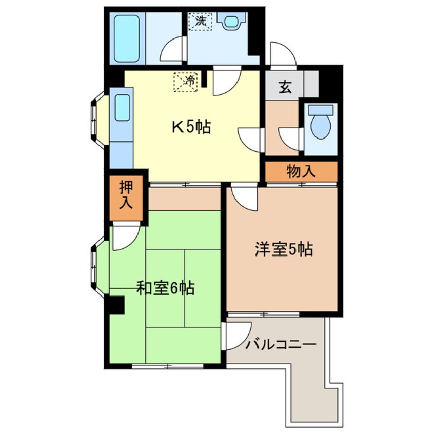 間取図 モンシャトー足利成和