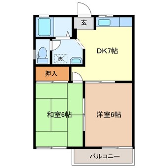 間取図 パールハイツ