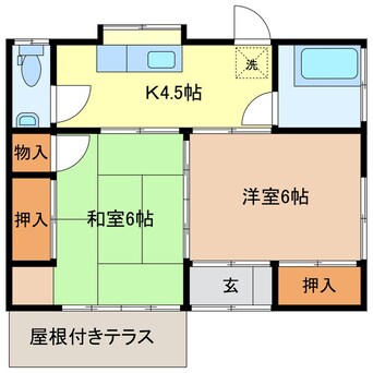 間取図 石川方貸家