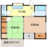 石川方貸家 2Kの間取り