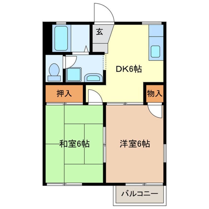 間取図 タカハイツ