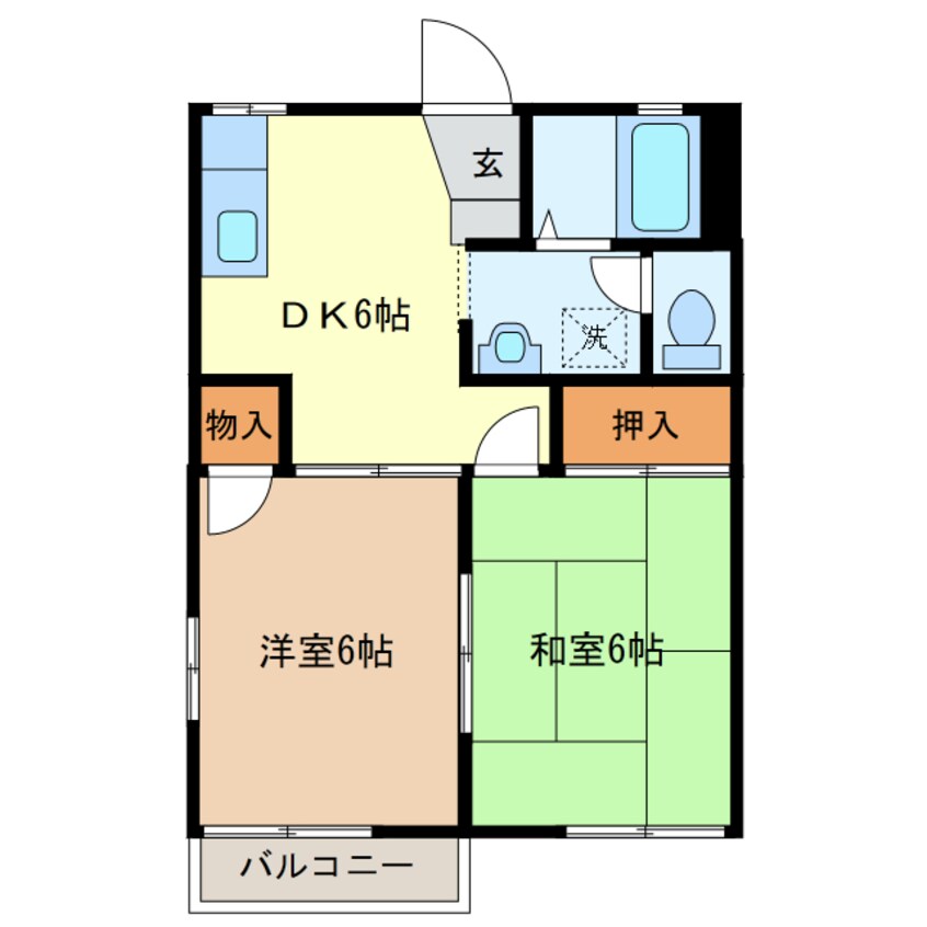 間取図 タカハイツ