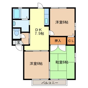 間取図 エルクレール