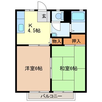 間取図 パナハイツ石原第３