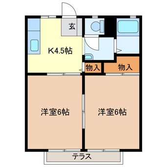 間取図 パナハイツ石原第３