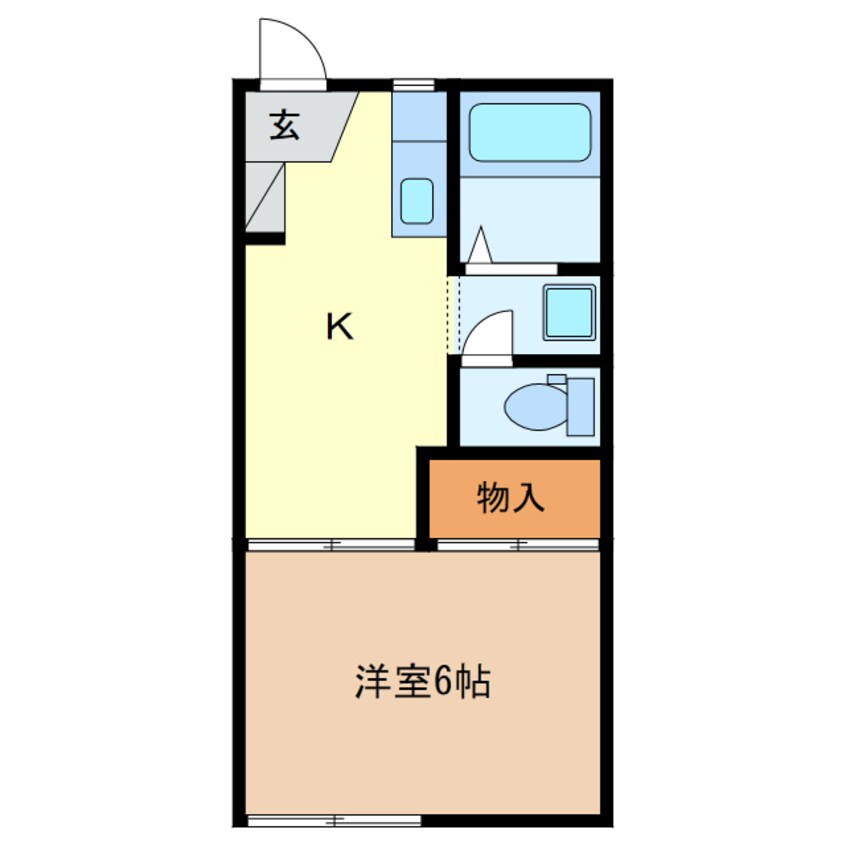 間取図 フローラルハイツ