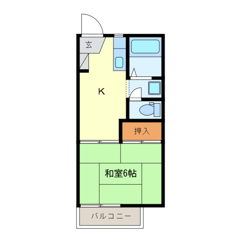 間取図 フローラルハイツ