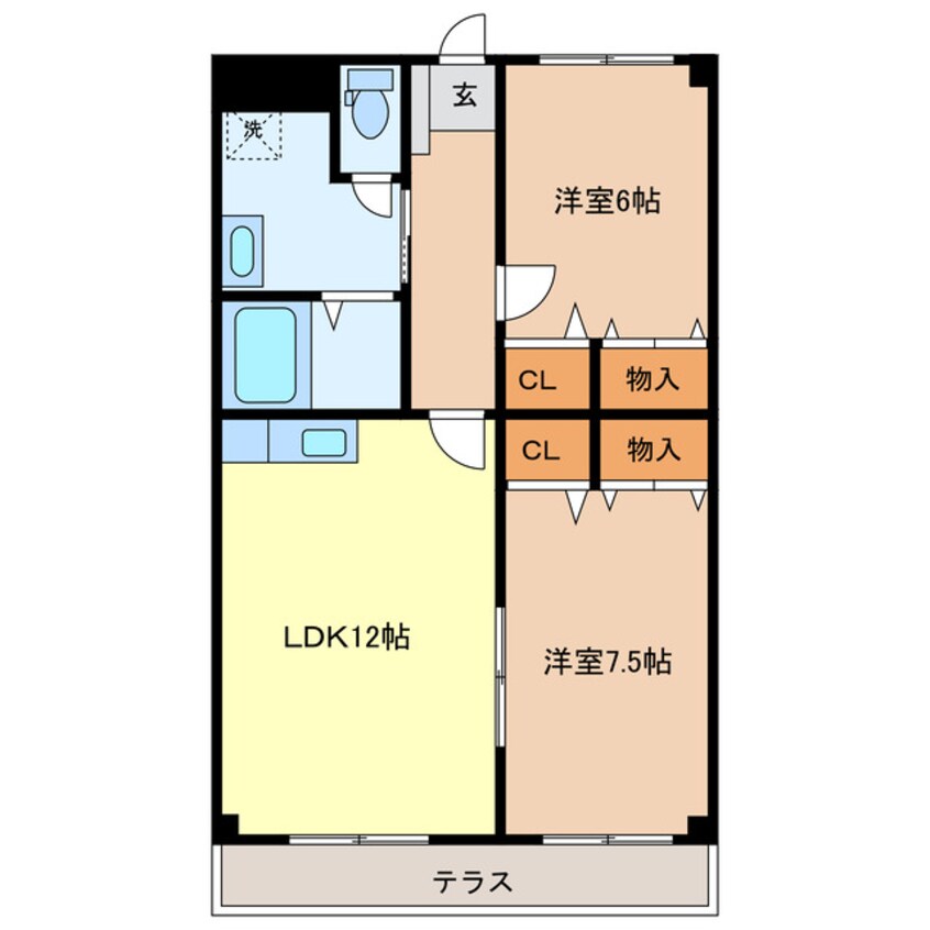 間取図 クレインヒルズマンション