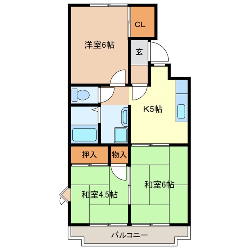 間取図 進峰マンションA棟