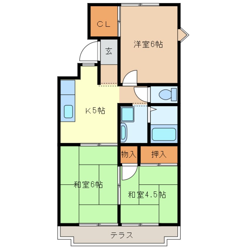 間取図 進峰マンションA棟