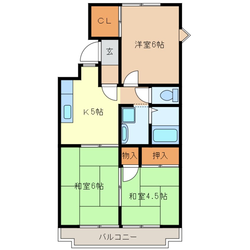 間取図 進峰マンションA棟