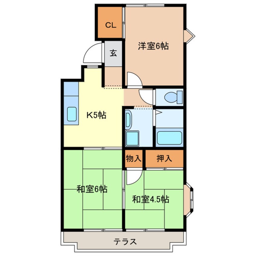 間取図 進峰マンションA棟