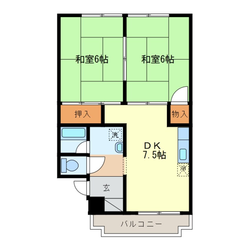 間取図 進峰マンションB棟